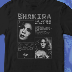 Camiseta Las mujeres ya no lloran world tour (Shakira) na internet