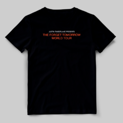 Camiseta Deluxe The Forget Tomorrow World tour (Justin Timberlake) na internet