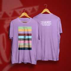 Camiseta The Albuns Taylor Swift (Taylor Swift) - comprar online