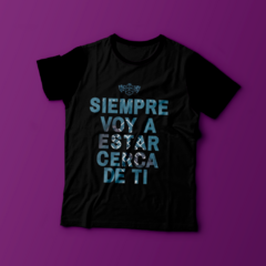 Camiseta Siempre Cerca (RBD) na internet