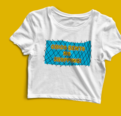 Cropped Chico bento no shopping