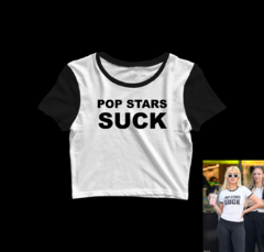 Cropped Pop Stars Suck (Camila Cabello) - comprar online