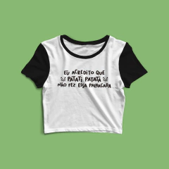 Cropped Falsos Patati Patata - comprar online