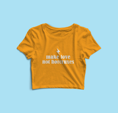 Cropped Make Love Not Horcruxes (Harry Potter) - Tlaco Store, A Loja do Fã de Verdade!