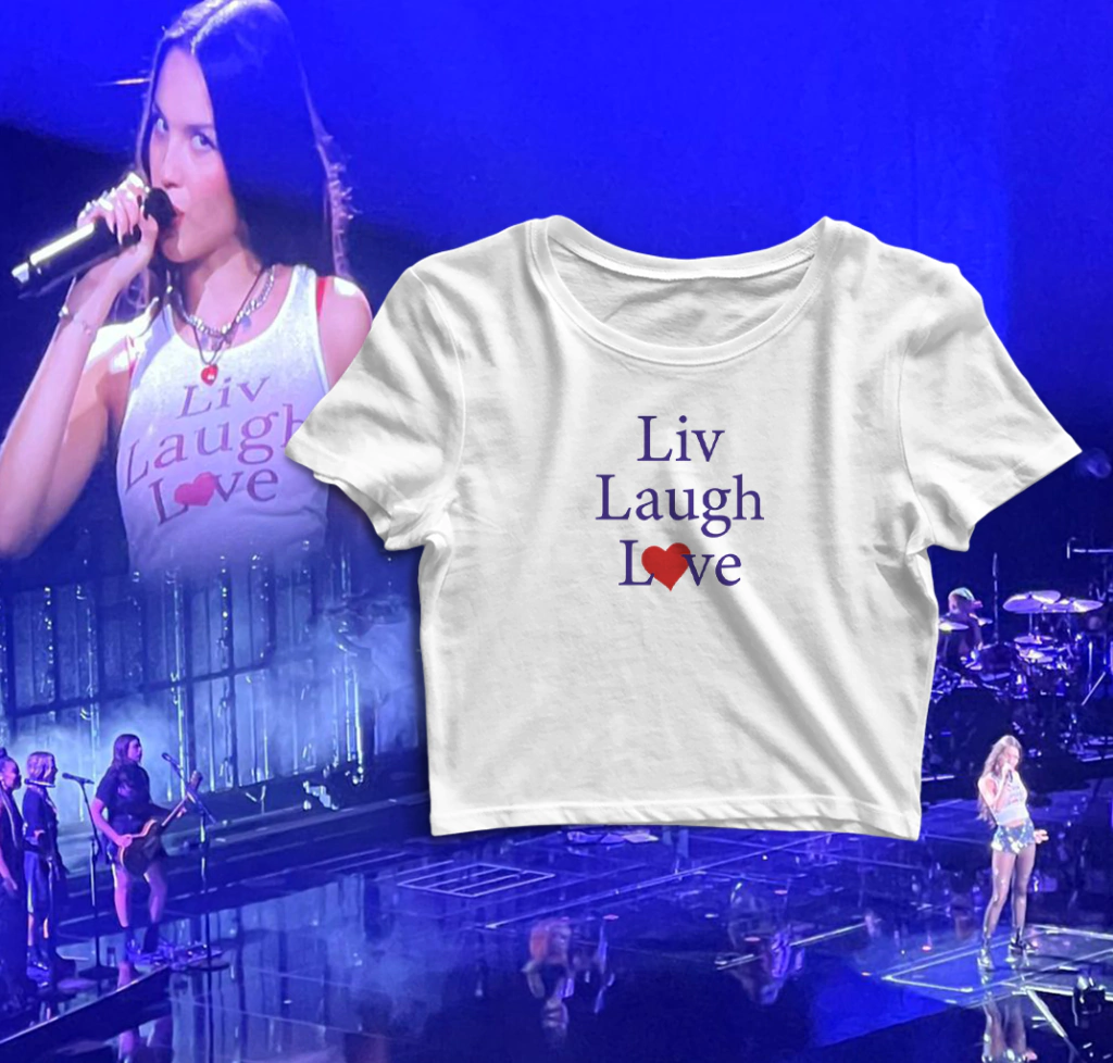 Cropped Liv Laugh Love (Olivia Rodrigo)