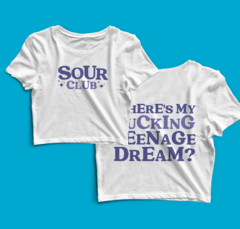 Cropped Sour Club (Olivia Rodrigo) - comprar online