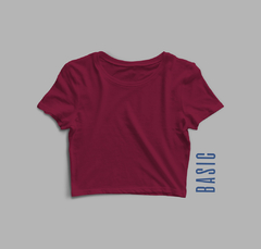 Cropped Basic Vinho