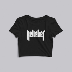 Cropped Belieber (Justin Bieber) - Tlaco Store, A Loja do Fã de Verdade!