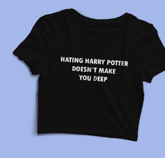 Cropped Deep Harry Potter - comprar online