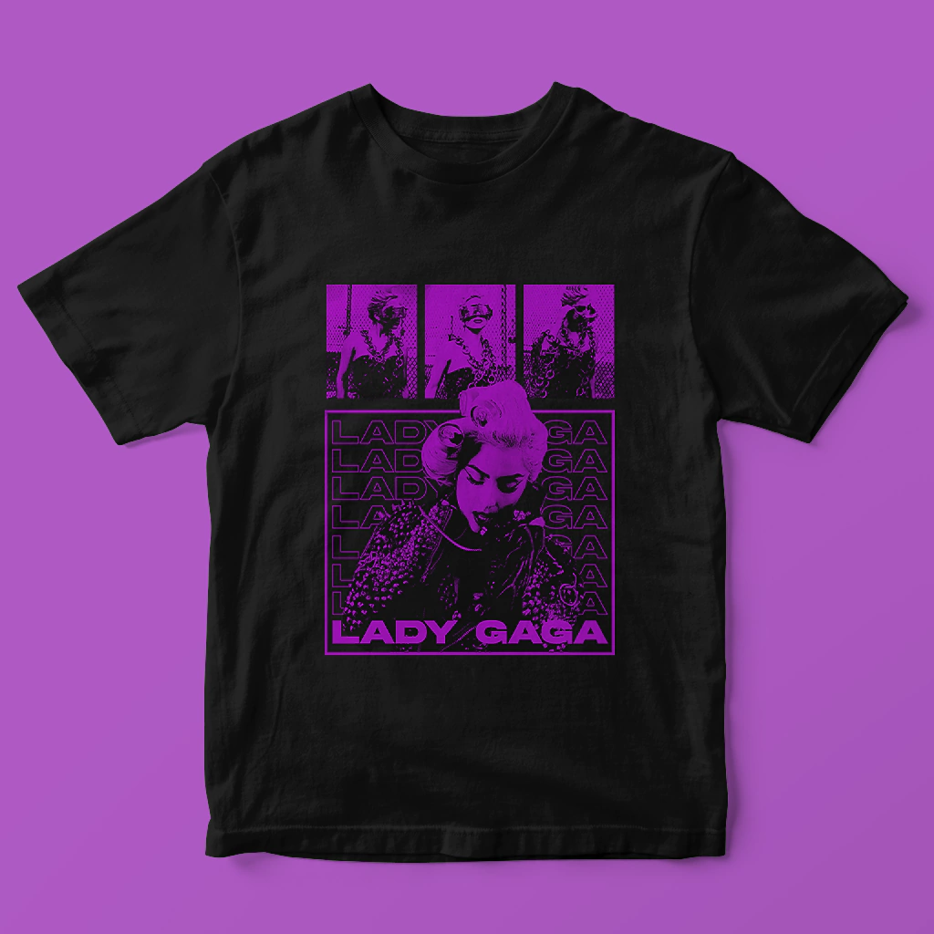 Camiseta Lady Gaga Purple