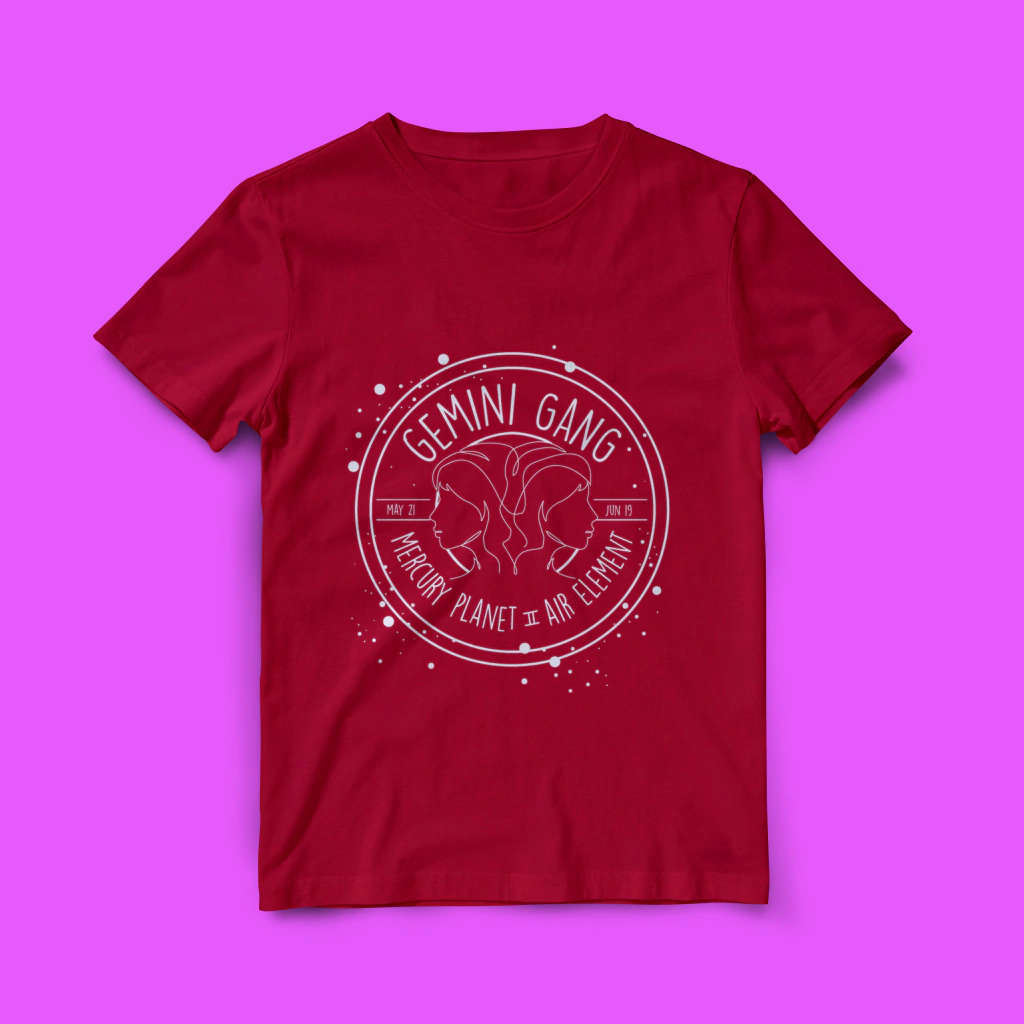 Camiseta Gêmeos (Horóscopo/Signos)
