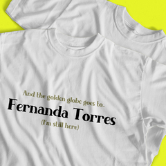 Camiseta Golden Globes Fernanda Torres - comprar online