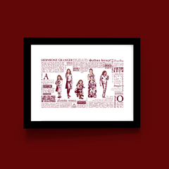 Quadro Hermione evolution (Harry Potter) - comprar online