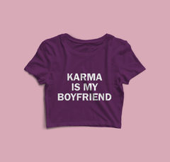 Cropped Karma is my boyfriend (Taylor Swift) - comprar online