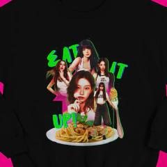 Blusão Spaguetti (Le Sserafim) na internet