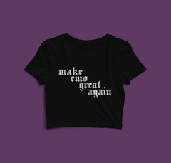 Cropped Make Emo Great Again - comprar online