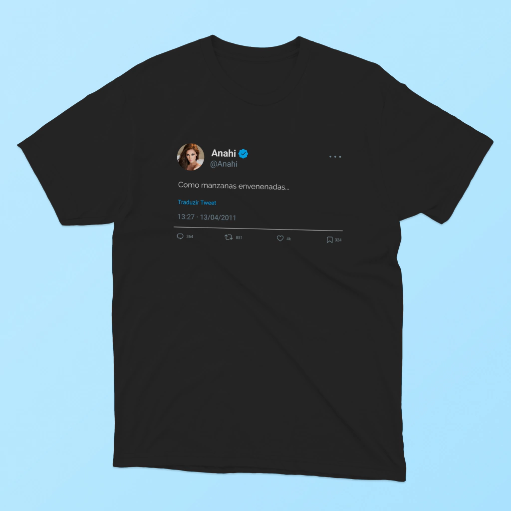 Camiseta Manzana Envenenadas (Anahi)
