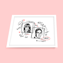 Quadro Mia y Miguel Encontro (RBD) - comprar online