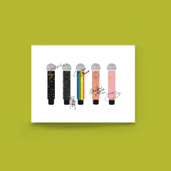 Quadro Microfones Tour (RBD) na internet