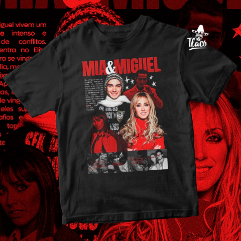 Camiseta Besos Mia y Miguel (RBD)
