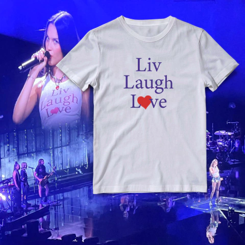 Camiseta Liv Laugh Love (Olivia Rodrigo)