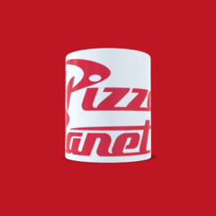 Caneca Pizza Planet (Toy Story) na internet
