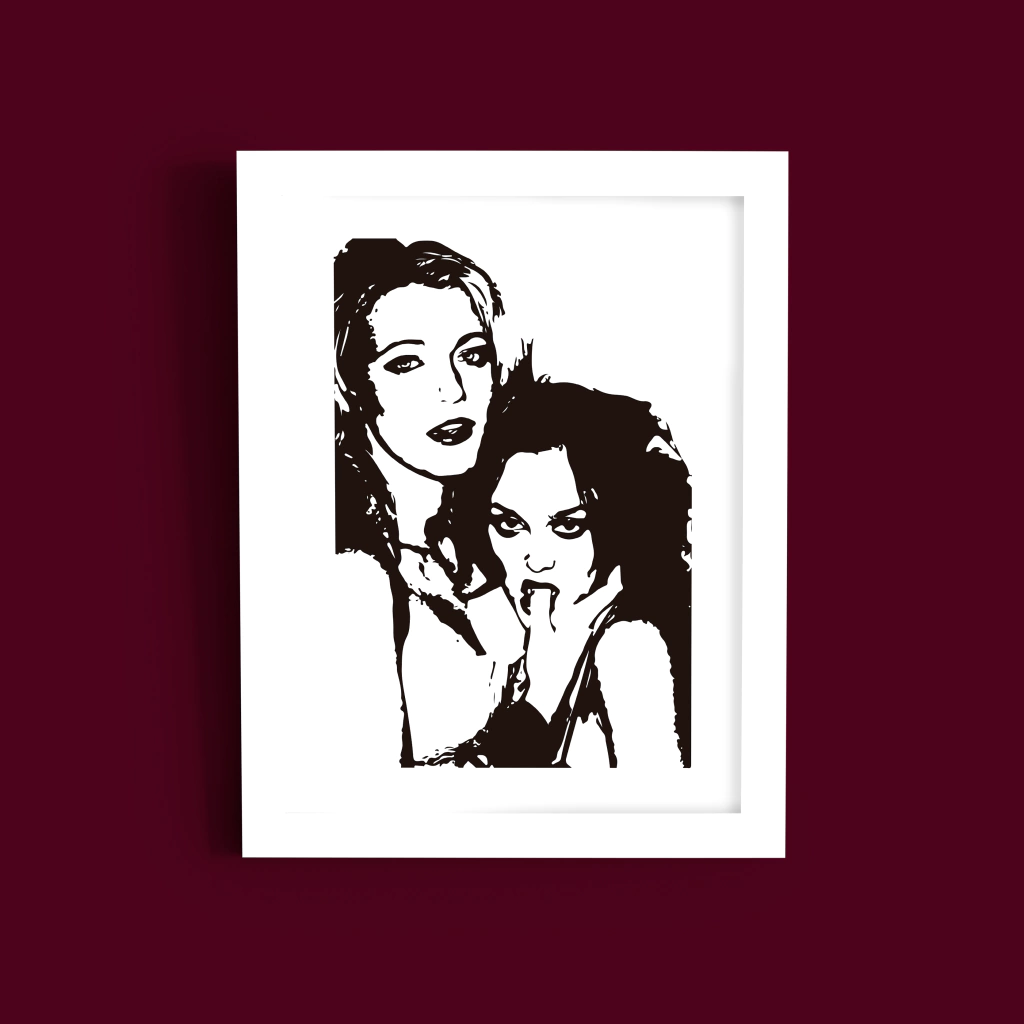 Quadro My Blonde My Brunette (Gossip Girl)