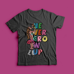 Camiseta Never Grow Up (Anahi) - loja online