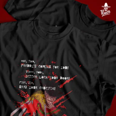 Camiseta Never sleep again (A hora do pesadelo) na internet