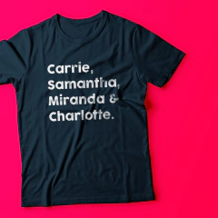 Camiseta Personagens Sex and the city