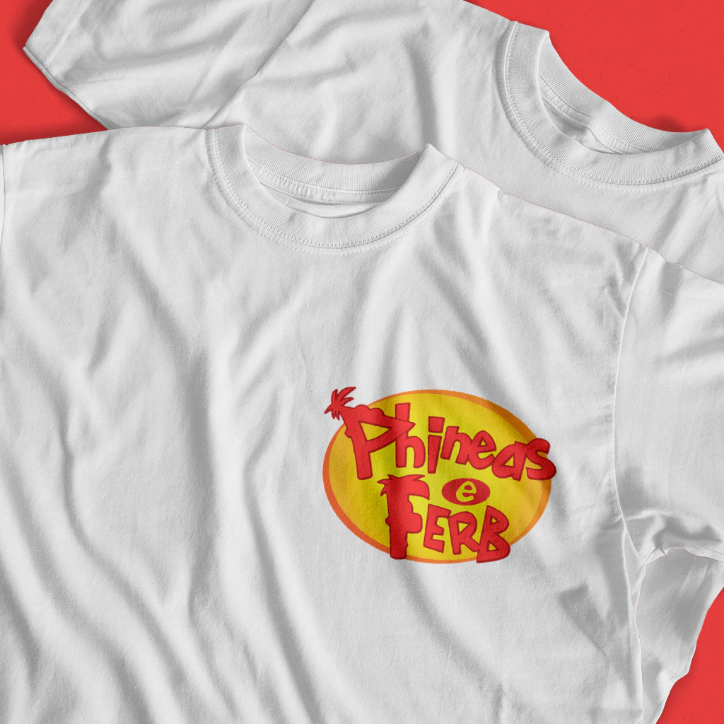 Camiseta Phineas e Ferb