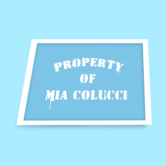 Quadro Property of Mia Colucci - comprar online