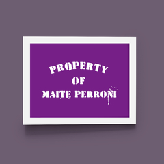 Quadro Property of Maite Perroni - comprar online