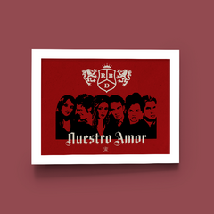 Quadro Nuestro Amor (RBD) - comprar online