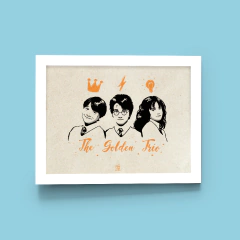 Quadro The Golden Trio (Harry Potter)