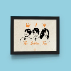 Quadro The Golden Trio (Harry Potter) - comprar online