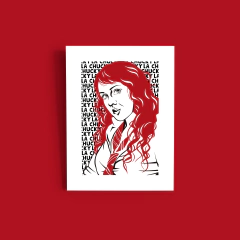 Quadro Roberta Pardo (RBD) na internet