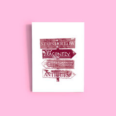 Quadro Star Hollow (Gilmore Girls) na internet