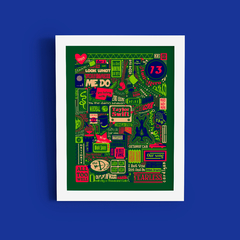 Quadro Discografia (Taylor Swift) - comprar online
