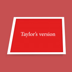 Quadro Taylor's Version (Taylor Swift)
