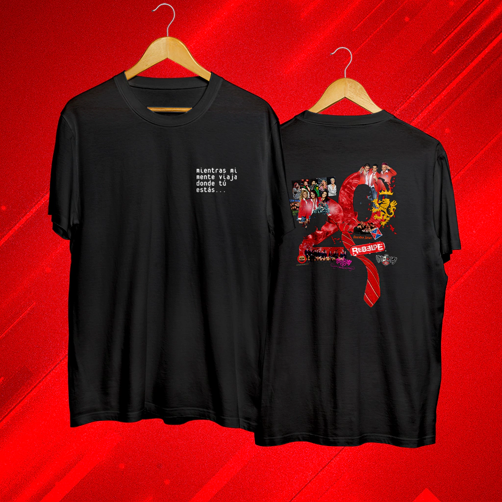 Camiseta 20 anos de Rebelde