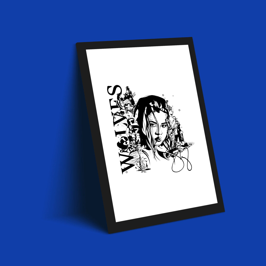 Quadro Wolves (Selena Gomez)
