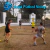 2 en 1 - Futbol y Voley con Base de 3mts + cintas Demarcacion - Sportable