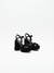 Sandalia Norian Gamuza Negro - comprar online