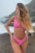 TOP MARILYN TEXTURA ROSA - FLIPA BIKINIS