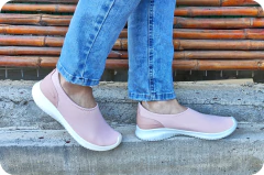 Neo Fit Zapatilla / Modelo: Rosa nude - Los Cañas Calzados