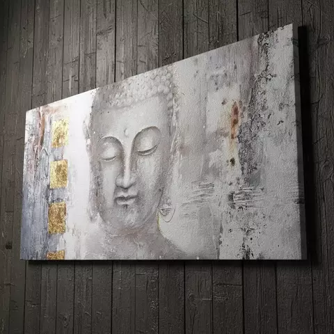 Buddha Abstracto Horizontal Mural (stock) - comprar online