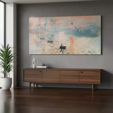 Monet Impresión Sol Naciente Mural (stock) - comprar online