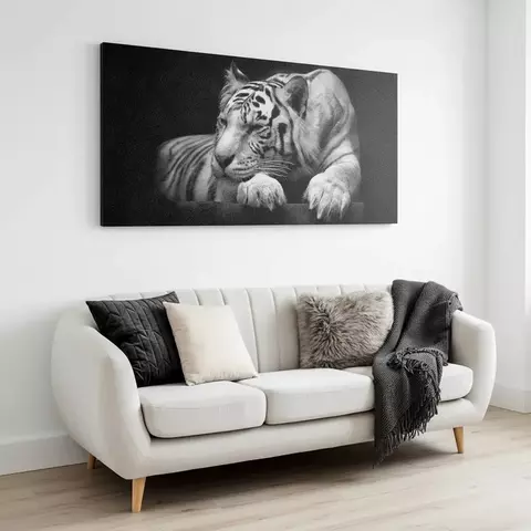 Tigre Blanco Mural (stock) - comprar online