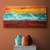 Ocre Madera Mural Abstracto - tienda online